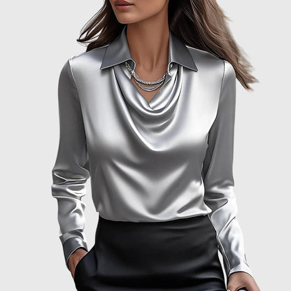 Brooklyn™ | Elegante blusa de satén