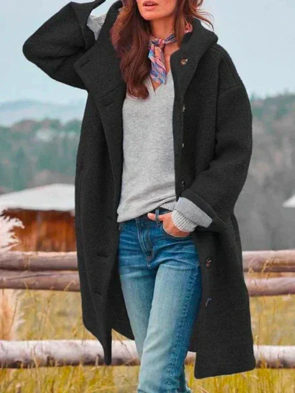 AMELIE: elegante chaqueta larga de invierno