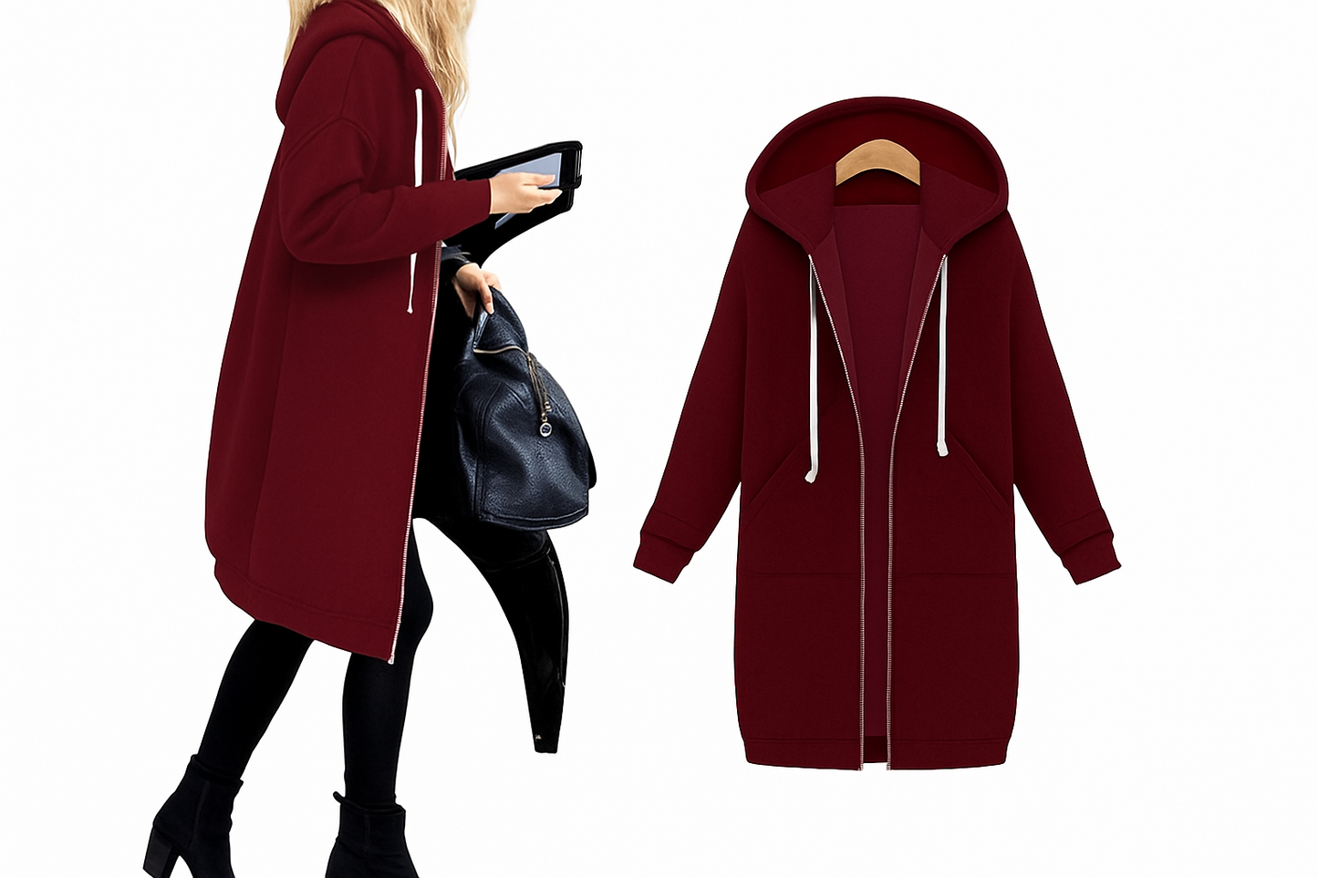 CHAQUETA CON CREMALLERA «LEILA»  FB4/1-7