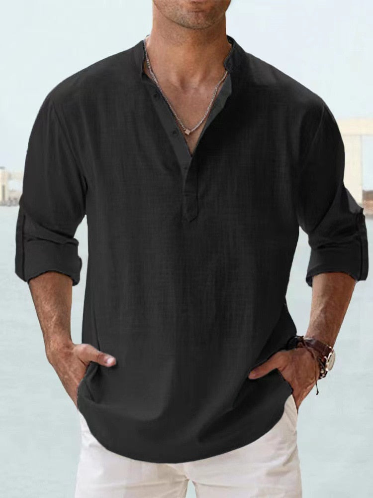Lenoir™ | Camisa de lino transpirable