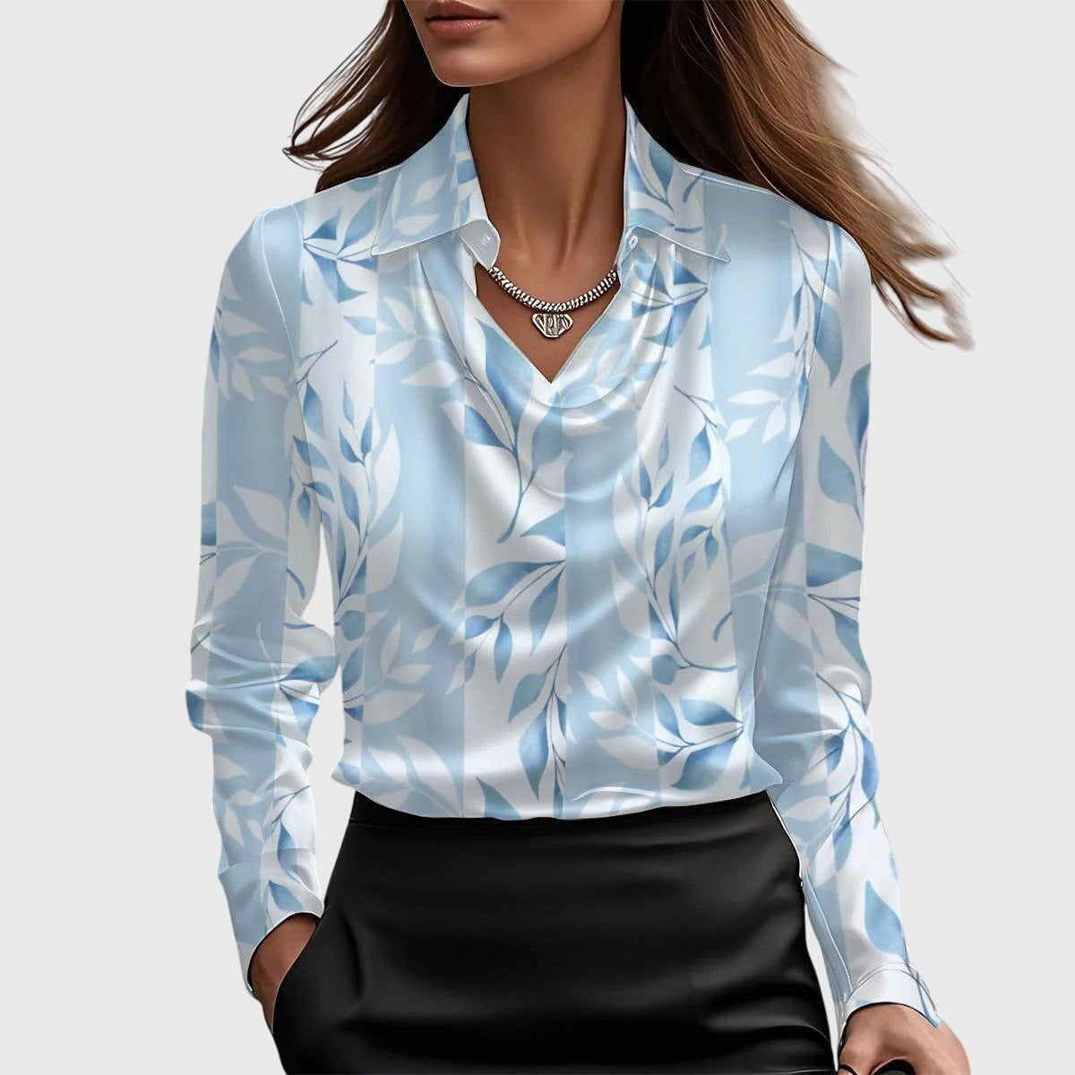 Brooklyn™ | Elegante blusa de satén