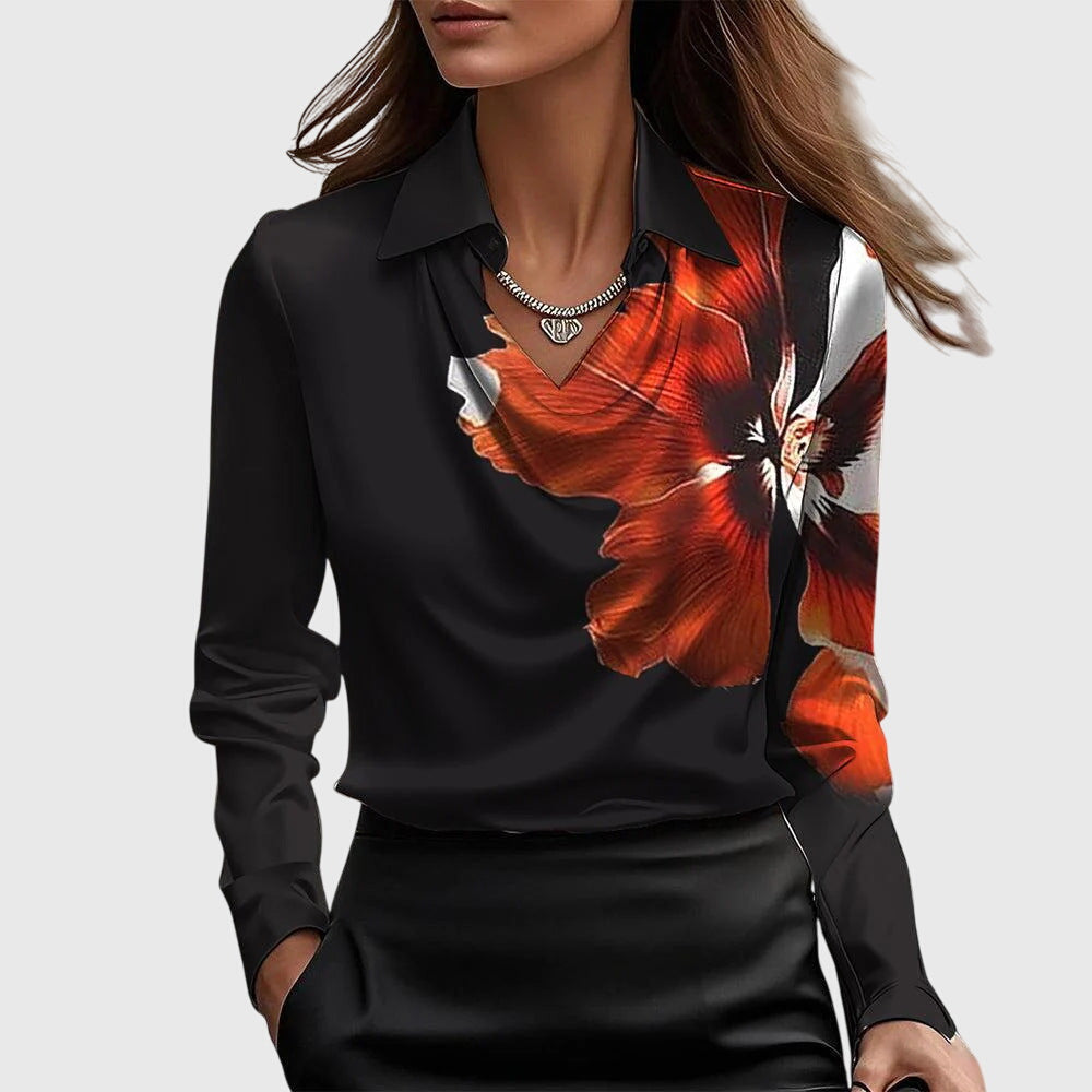 Brooklyn™ | Elegante blusa de satén