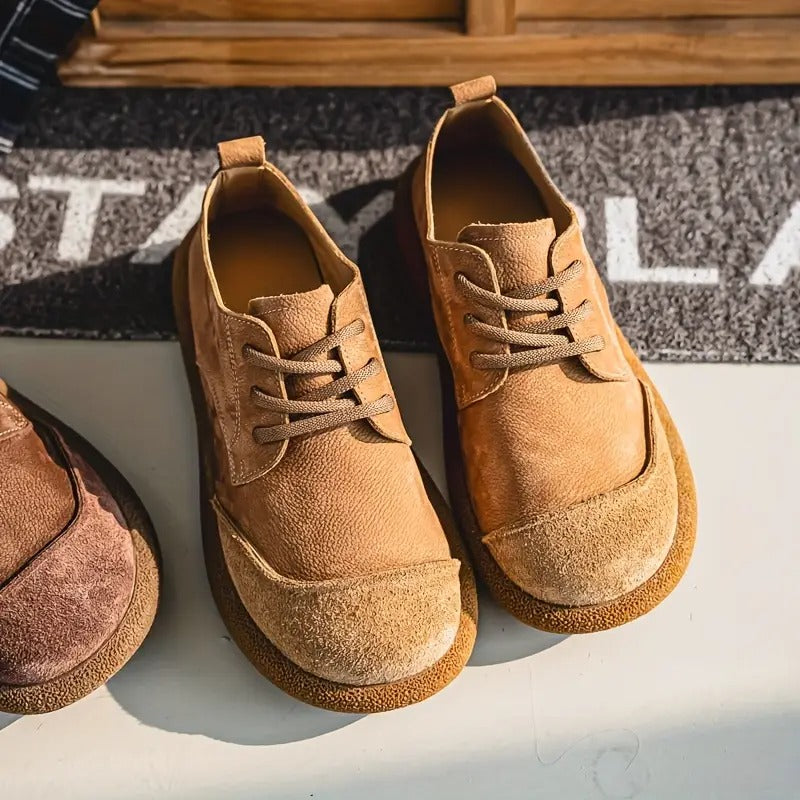 Santiago – Zapatos ortopédicos de piel de vacuno
