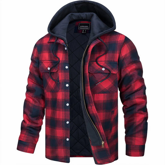 Karl  | Chaqueta de cuadros con cremallera