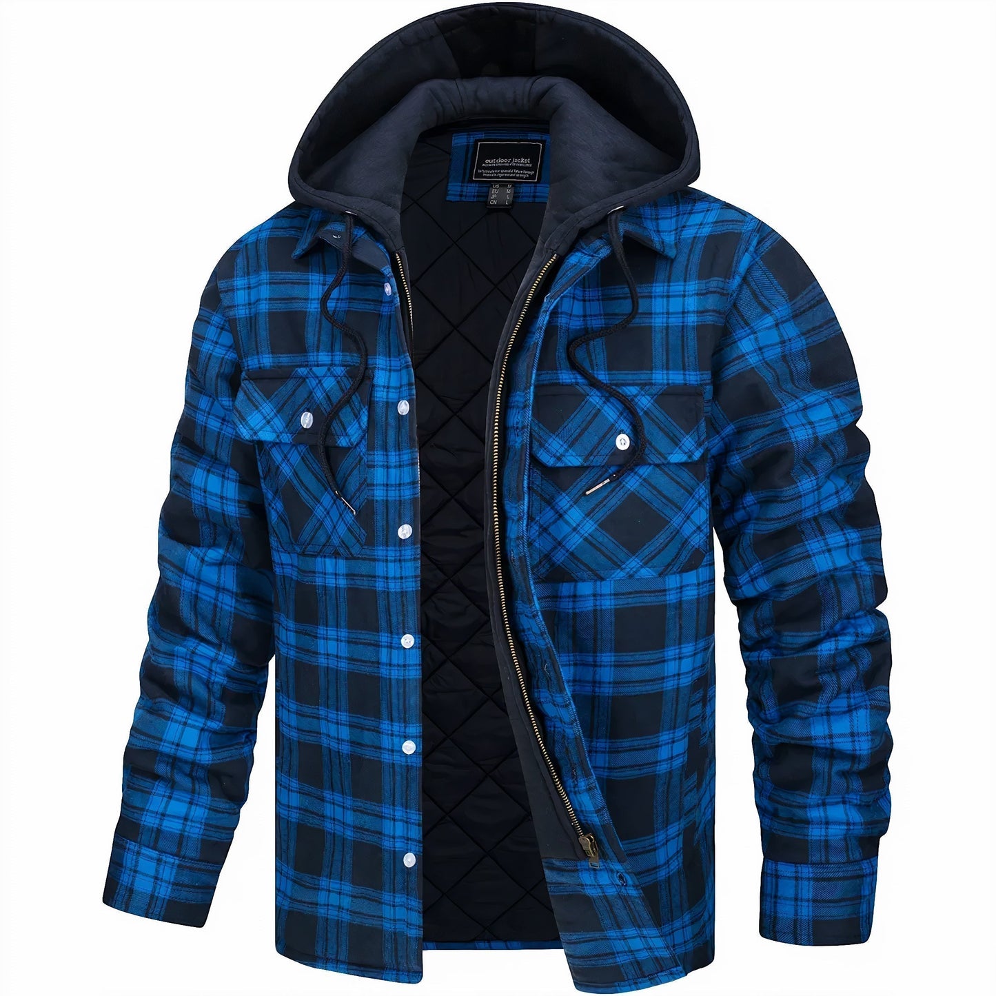 Karl  | Chaqueta de cuadros con cremallera